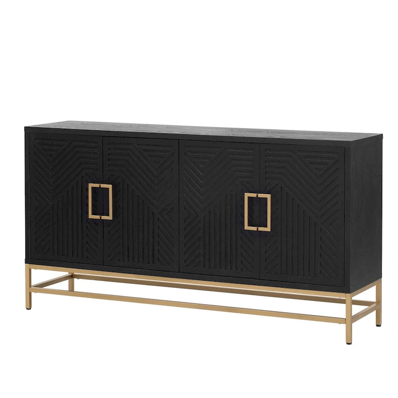 Sideboard-Buffetschrank mit verstellbaren Einlegeböden