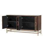 Sideboard-Buffetschrank mit verstellbaren Einlegeböden