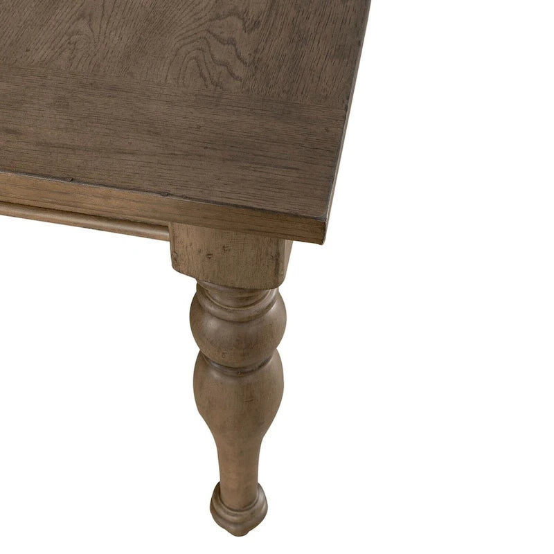 Esstisch Dusty Taupe rechteckig im Landhausstil