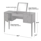 Schminktisch mit Hocker-Set