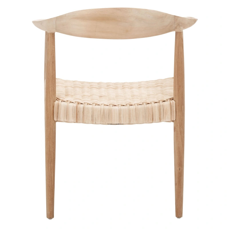 Akzentsessel aus Seil und Rattan – 24.8 B x 18.9 T x 30.7 H – 25Bx19Tx31H