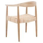 Akzentsessel aus Seil und Rattan – 24.8 B x 18.9 T x 30.7 H – 25Bx19Tx31H