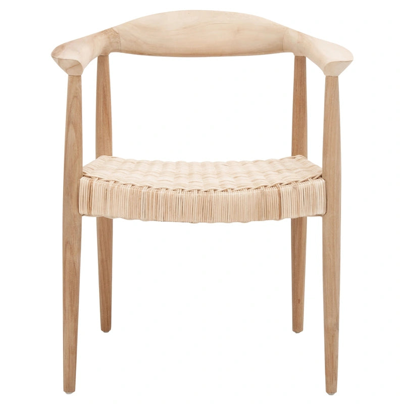 Akzentsessel aus Seil und Rattan – 24.8 B x 18.9 T x 30.7 H – 25Bx19Tx31H