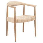 Akzentsessel aus Seil und Rattan – 24.8 B x 18.9 T x 30.7 H – 25Bx19Tx31H